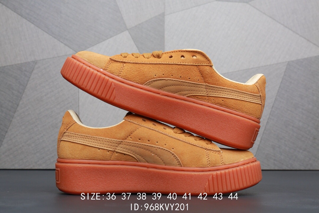 Zapatillas puma modelo rihanna basket suede creepers