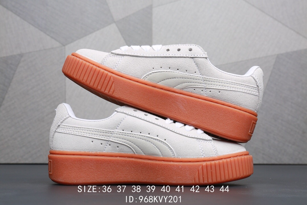 Zapatillas puma modelo rihanna basket suede creepers