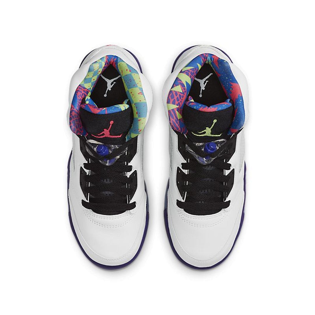 jordan air jordan 5 retro - Blanco Morado
