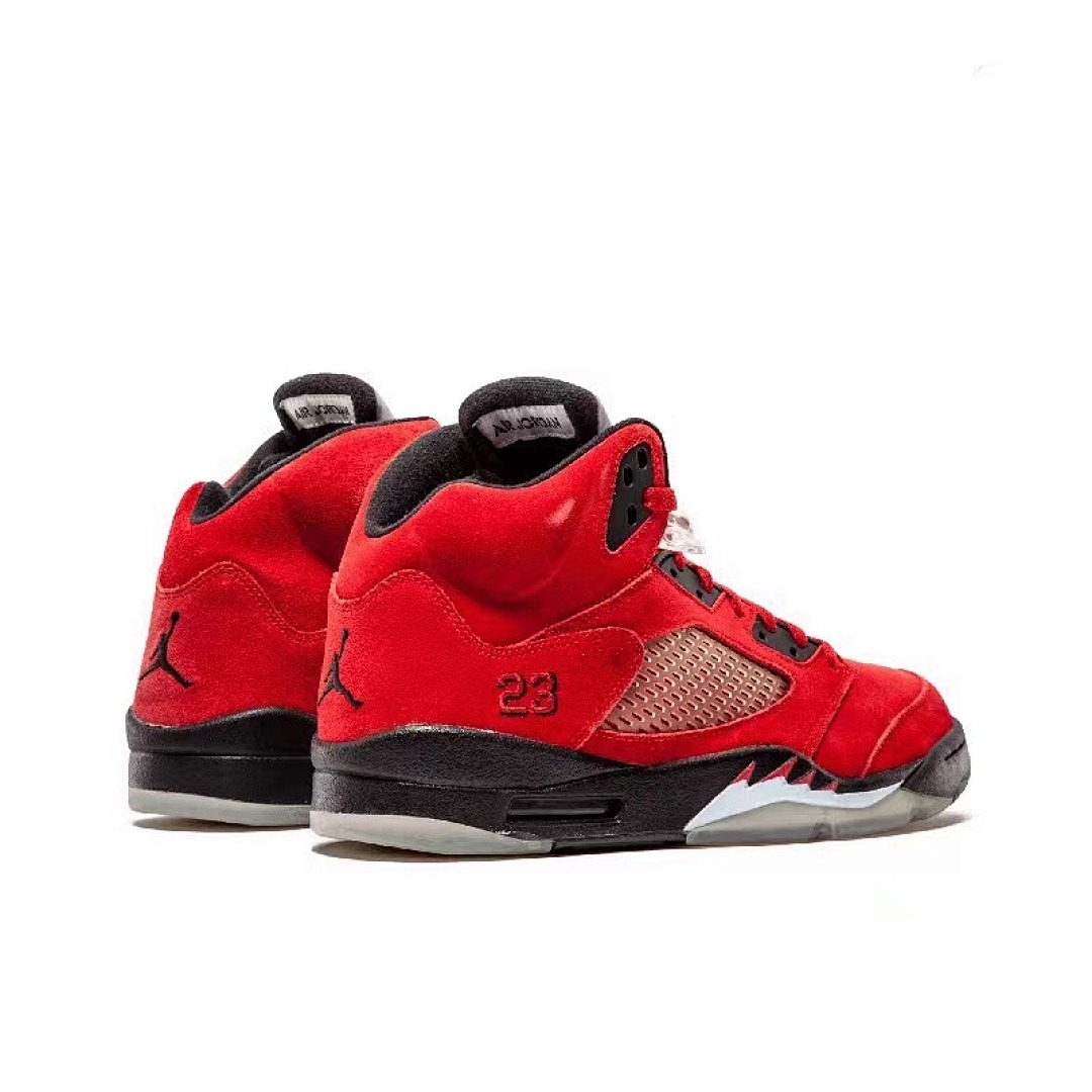 jordan air jordan 5 retro - Rojo Negro Blanco