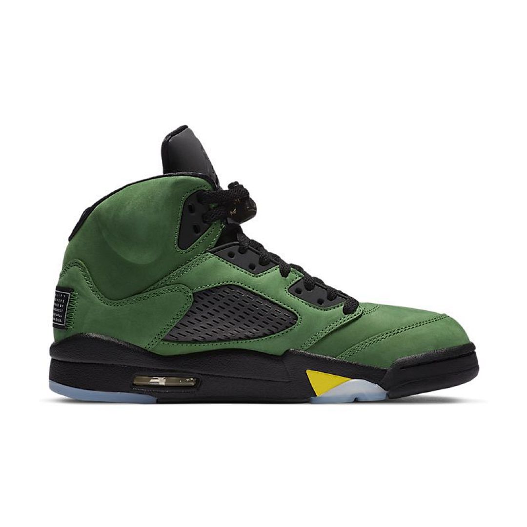 jordan air jordan 5 retro - Verde Negro Amarillo